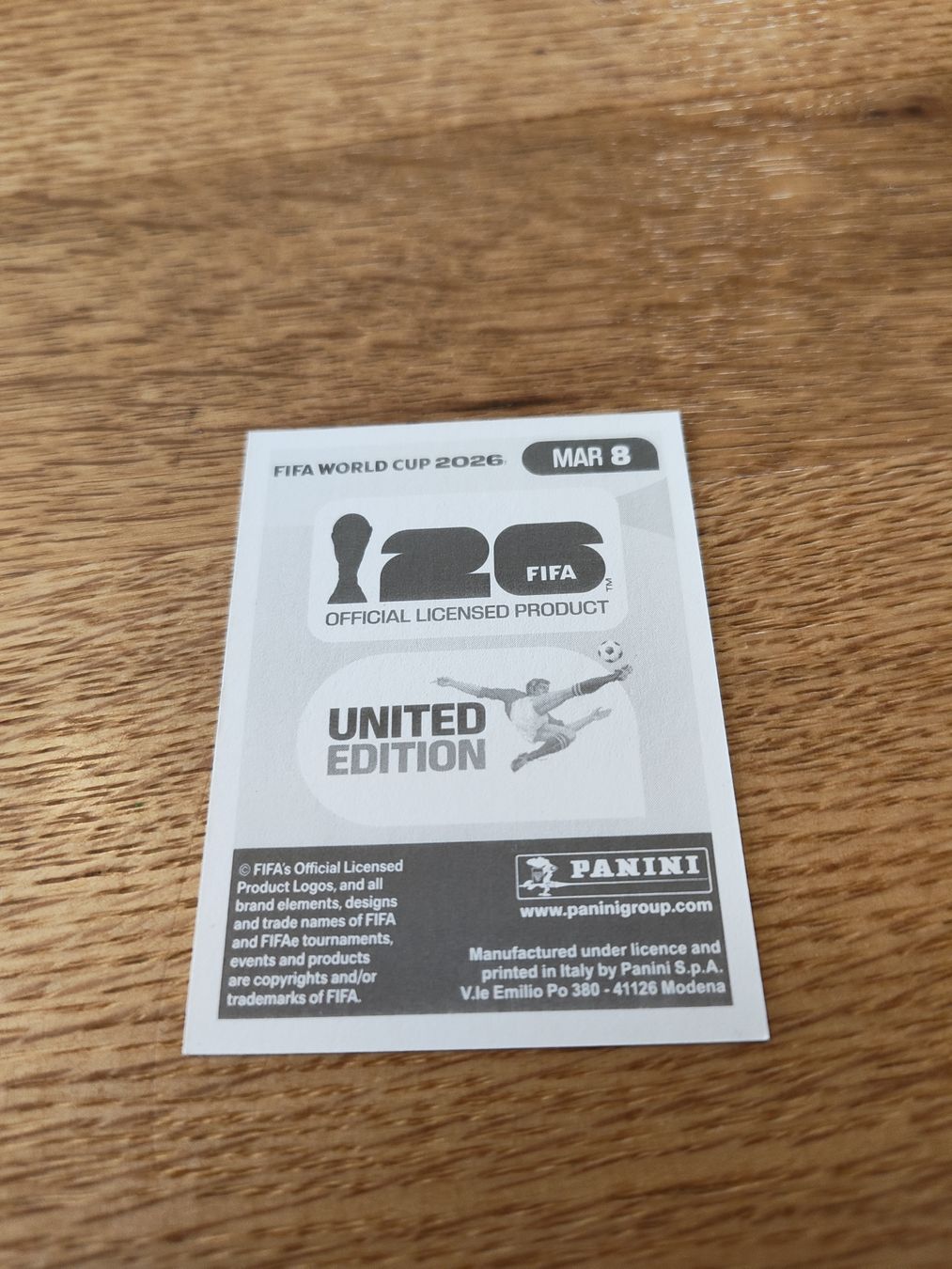 Panini Carte collezionabili: Panini 2026 Wm Mar 8 – Nuovo (secondo la descrizione) da Lieli venduto da Maholo 1