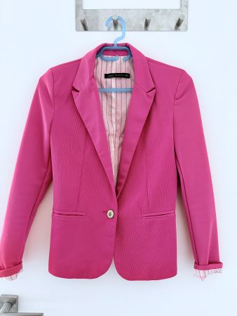Toller eleganter Blazer Gr. XS pink von Zara woman