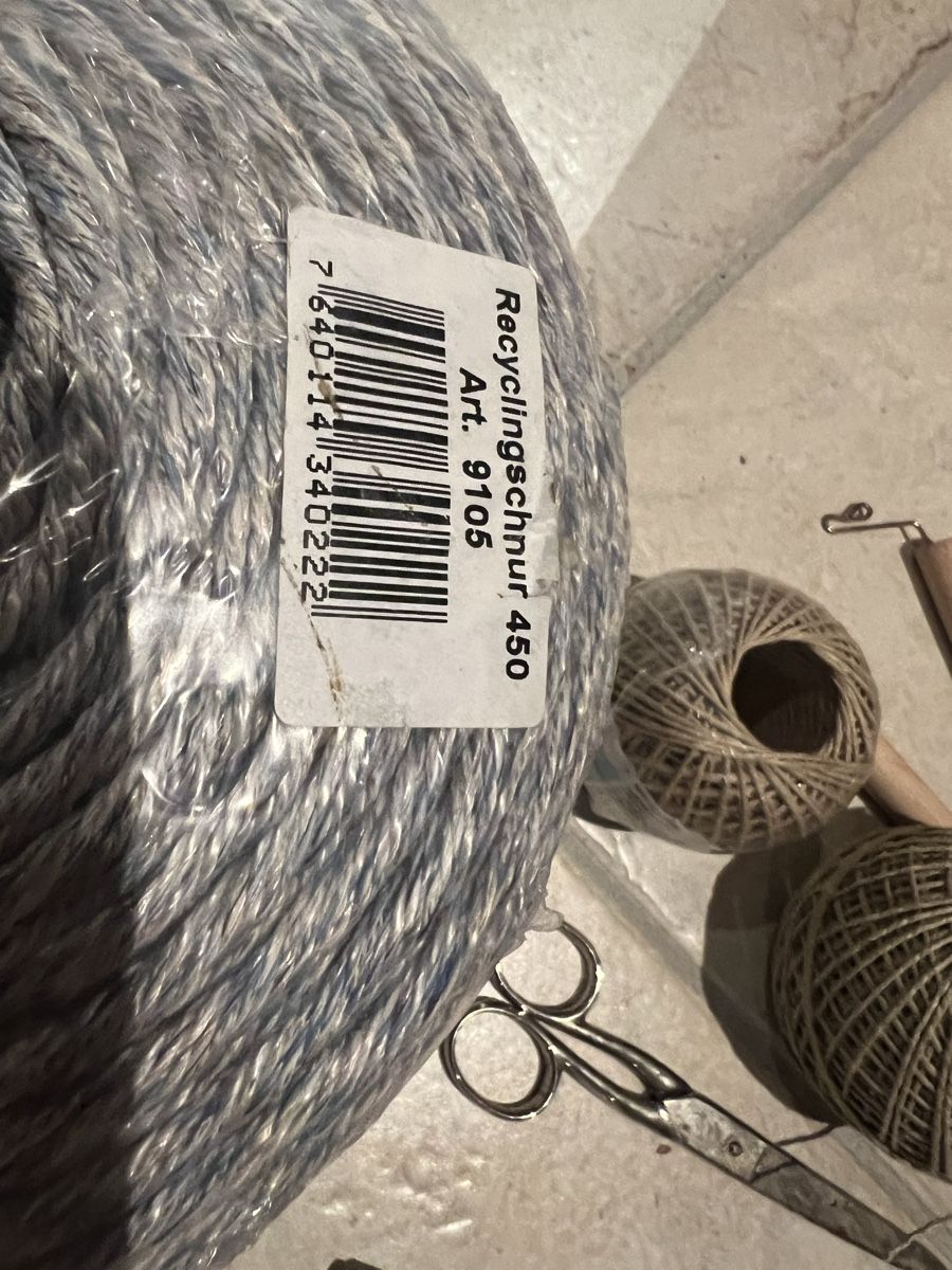 Seile: Bächi-Packschnur Recycl., 450 Meter + Schere, etc – Neu (gemäss Beschreibung) aus Dörflingen von petite.ella 1