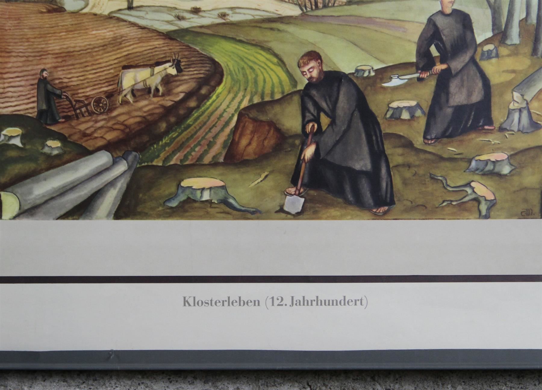 Foto & Immagini: Schulwandbild "Klosterleben 12. Jh." – Usato da Birrwil venduto da brandschatz_birrwil 2