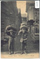 Porteurs de Paillets a Salvan - animee