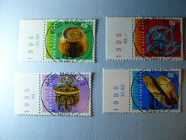 1995 Pro Patria B247-B250 ET Vollstempel ORT  Basel Volksk.