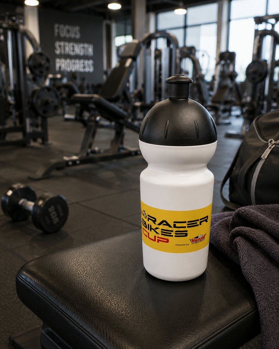 Borracce & Thermos: Trinkflasche Sport Weiss Schwarz – Nuovo (secondo la descrizione) da Fully venduto da VaneaSelection