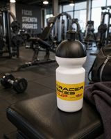 Trinkflasche Sport Weiss Schwarz