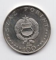 (311) Ungarn, 100 Forint, 1968, Semmelweis, Auflage 4750