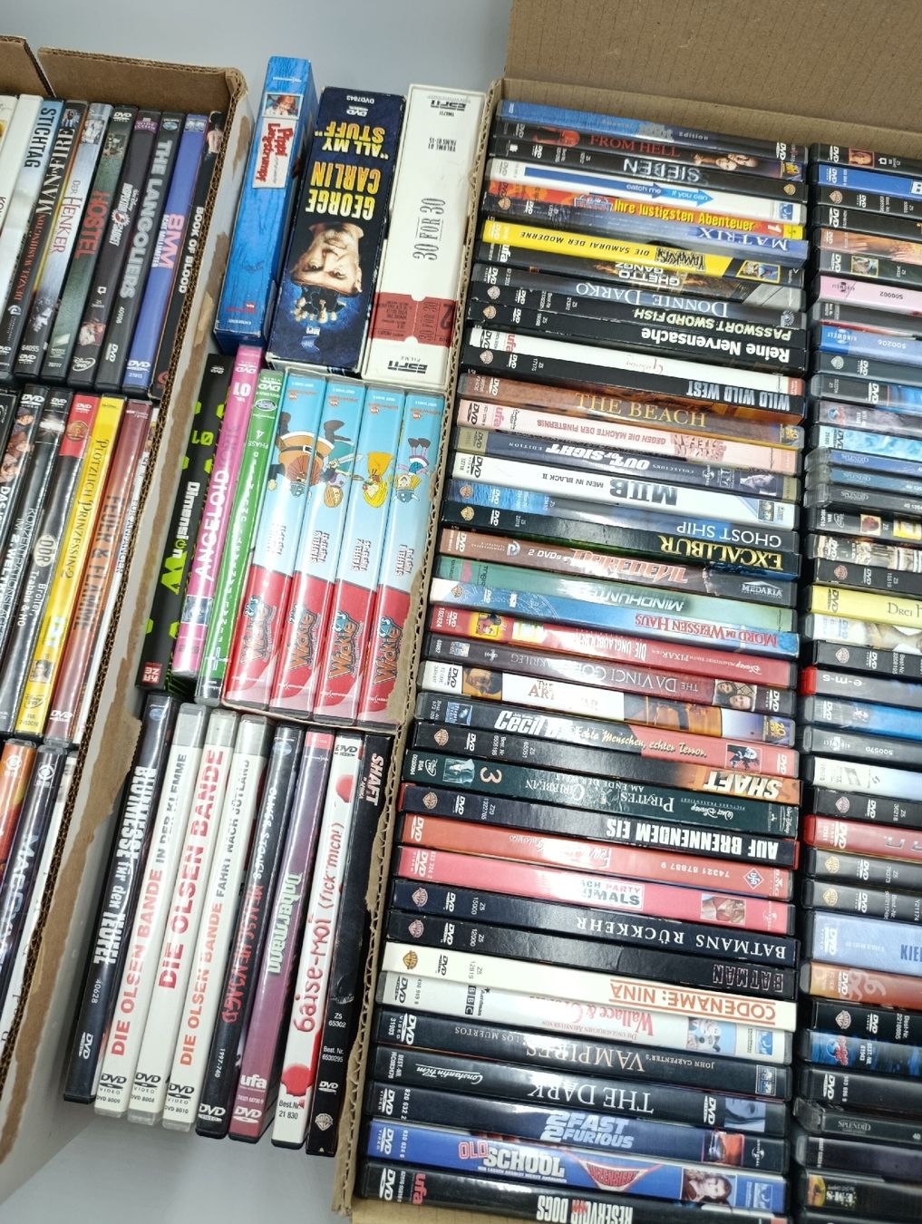 Tutti i DVDs: 100+ DVDs Konvolut Set, Spielfilme, Serien – Usato da Wil SG venduto da Donaldus 2