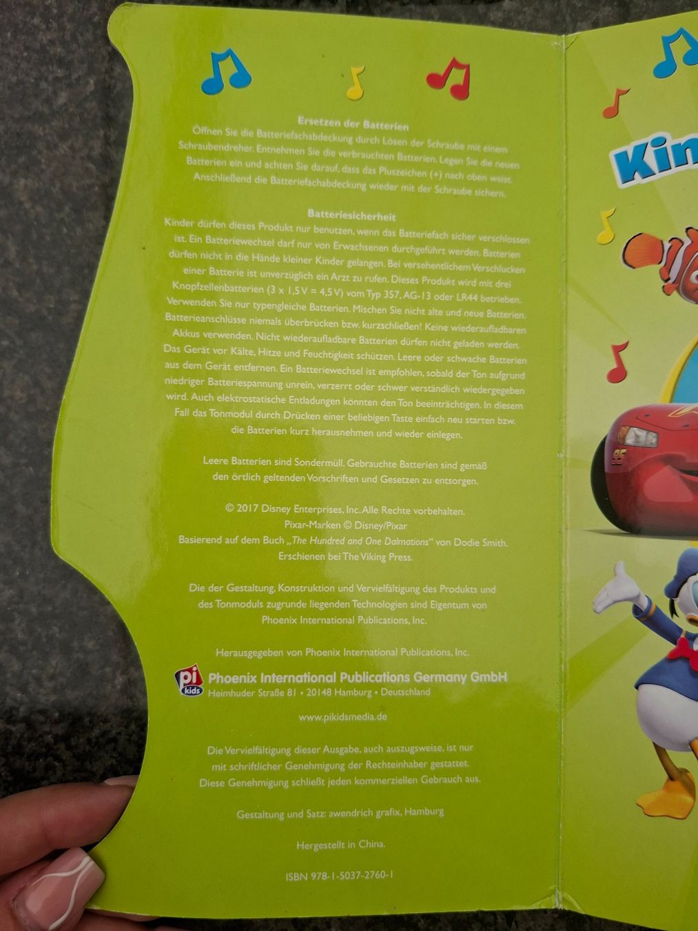 Bücher: Disney; Kinderbuch / Soundbuch "Kinderlieder-Schatz" – Gebraucht aus Boniswil von Totomat-Lady2 3