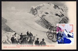 MK Sehenswürdigkeiten der CH - Dufourspitze ANTIK