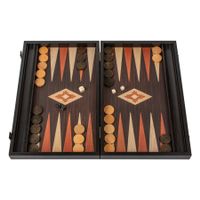 Backgammon en bois wengé avec supports latéraux ( NEUF )