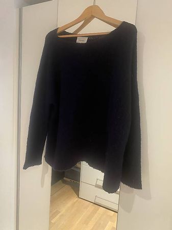 Sita Murt Kuscheliger Strickpullover in Dunkelblau
