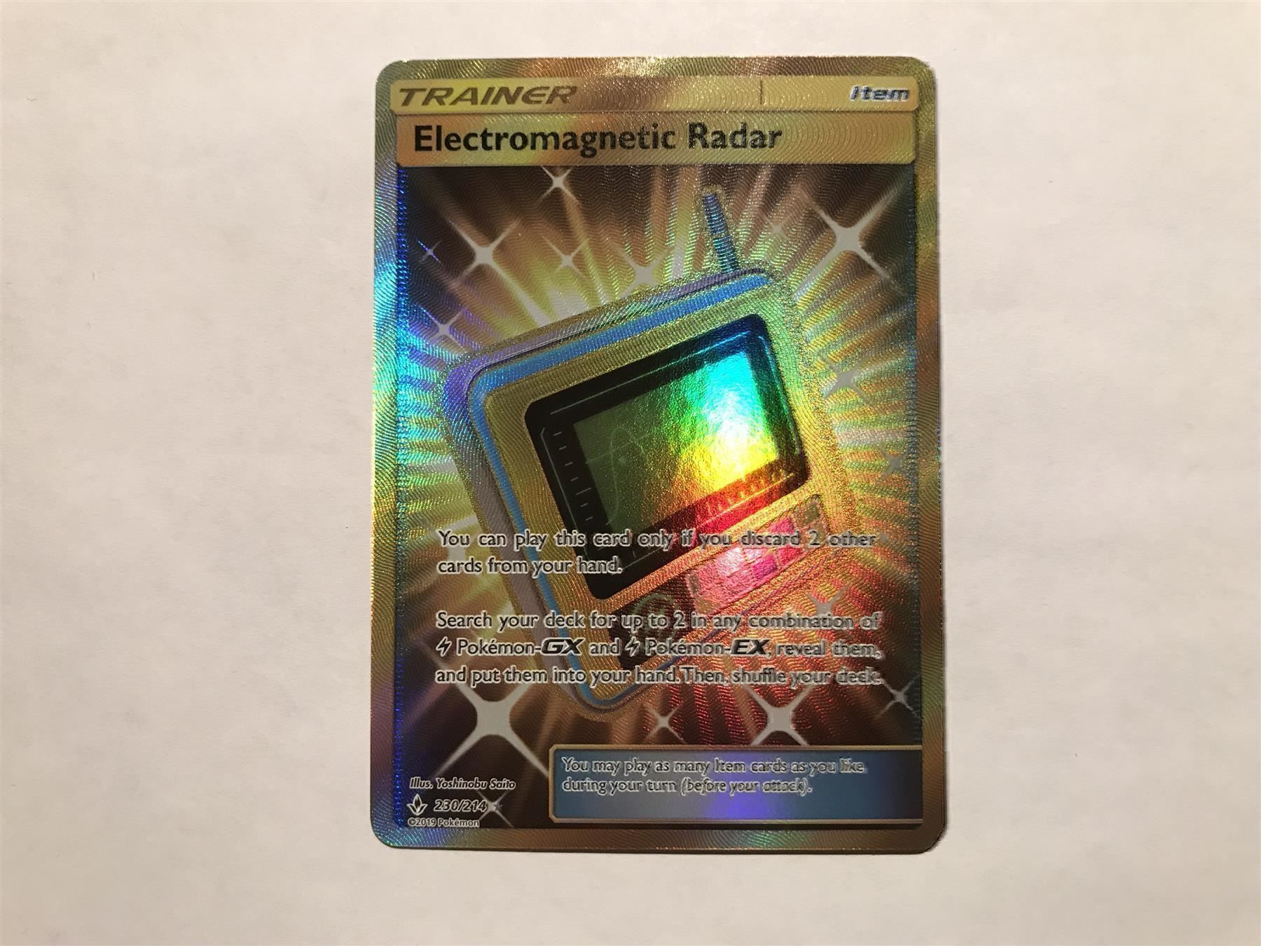 Pokémon Carte collezionabili: Goldkarte: Electromagnetic Radar – Nuovo (secondo la descrizione) da Hagendorn venduto da Pokecollectorch 1