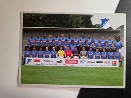 Fussball Autogramm Karte TSG 1899 Hoffenheim 2000er