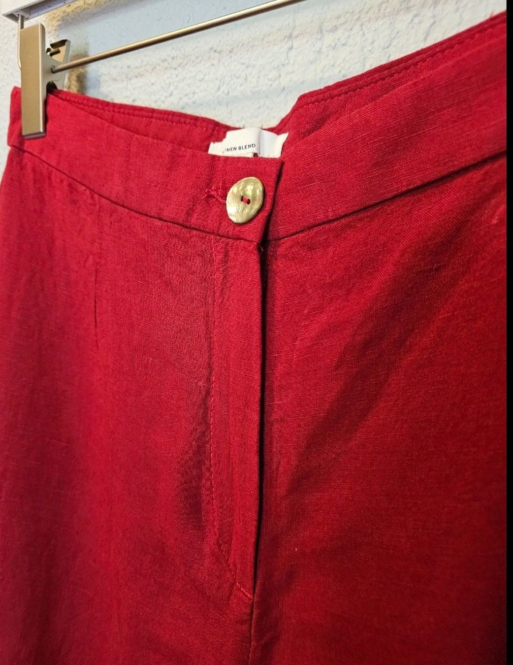 H&M Hosen: Rote H&M Leinen Hose Grösse 40 - passt 38 – Gebraucht aus Neerach von topshotta 2
