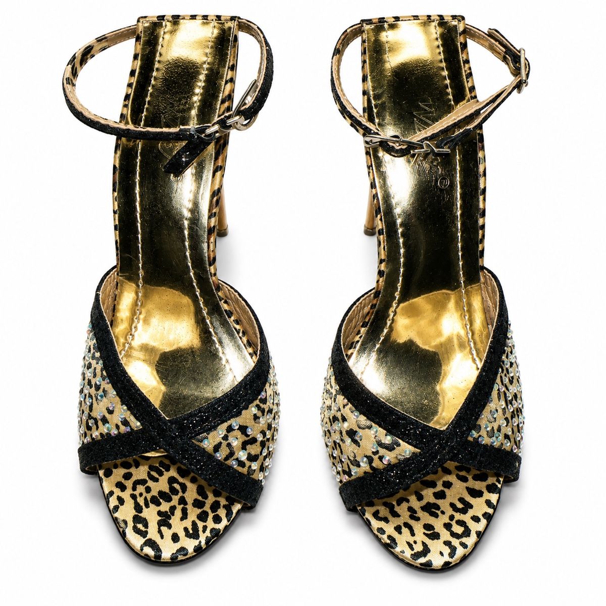 Scarpe da donna: Leoparden High Heels mit Strass Grösse 35 – Usato da Aarberg venduto da LovelyThings_ 3