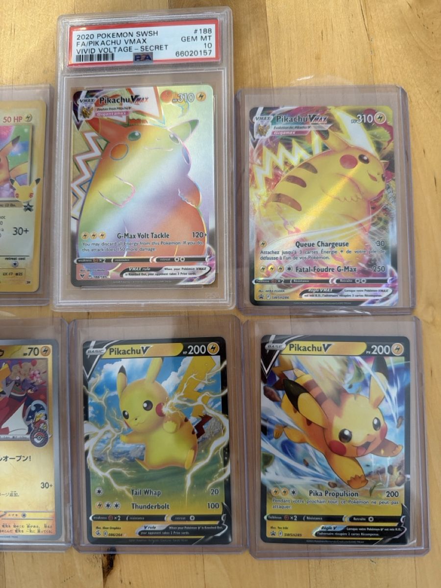 Cartes: Cards pikachu collection  – D'occasion à Lausanne par kevin.Chatelain 2