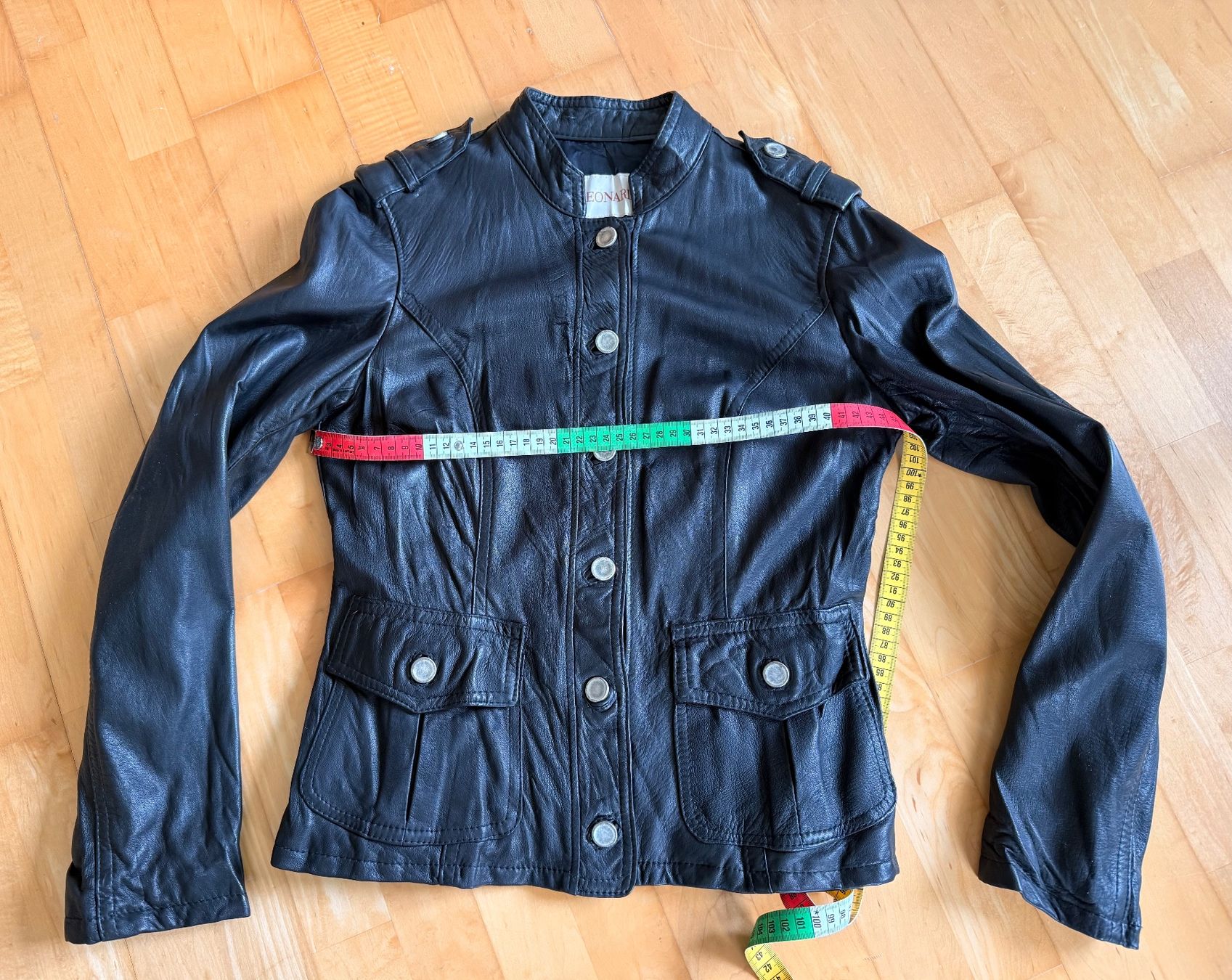 Giacche: LEONARDO Lammnappa Lederjacke Crinkle-Optik Grösse 36 – Nuovo (secondo la descrizione) da Frauenfeld venduto da Scleo 4
