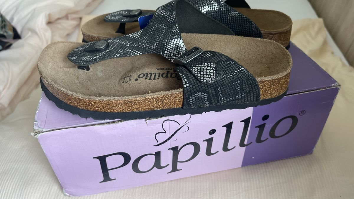 Chaussures femmes: Papillio Sandalen Gizeh Python Black Grösse 37 neu – Neuf avec emballage d'origine à Riehen par markstre11 2