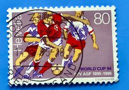 Nr.855 Fussball-Spielszene GESTEMPELT Sonderpostmarken I 