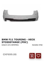 BMW F11 Touring Heckstossstange + Diffusor 