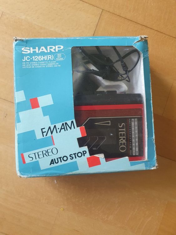 Sharp JC-126H Avec Défaut Radio / Walkman Cassette Baladeur Lecteur K7