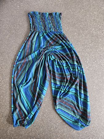 Haremshose Sommerhose/Yoga Hose mit Muster, Grösse M