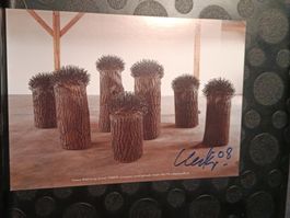 Günter Ücker - Handsignierte A5 Gallery Karte