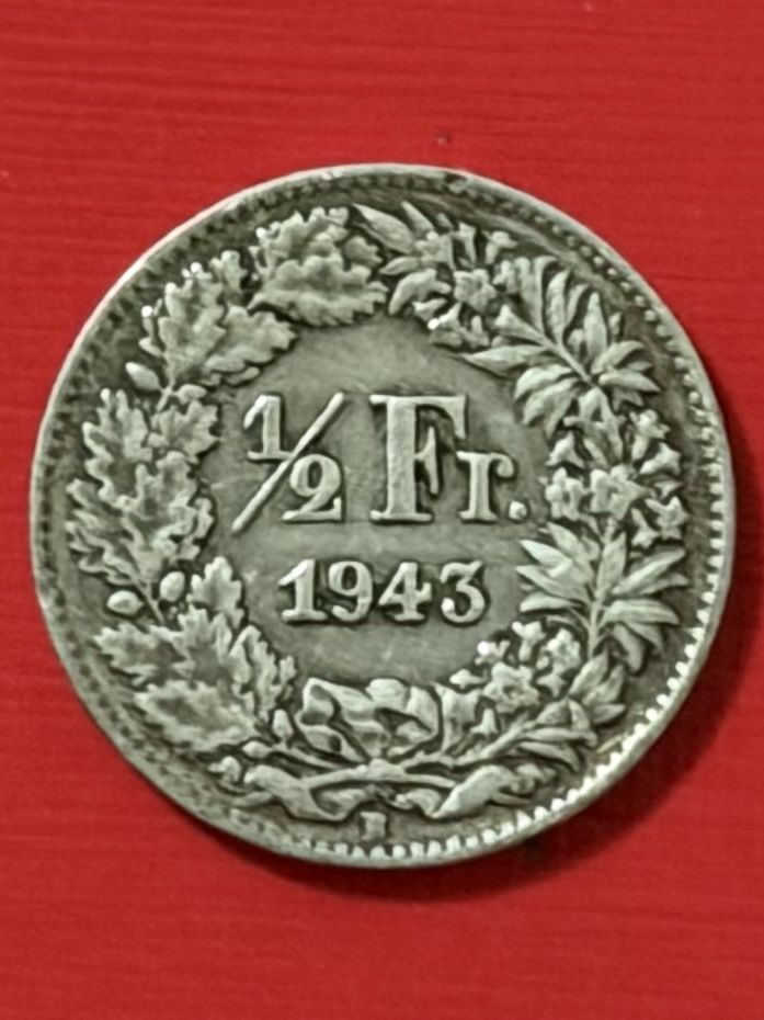 Tutti le monete: 1/2 Franc Suisse - 1943 – Usato da Petit-Lancy venduto da Solcarm