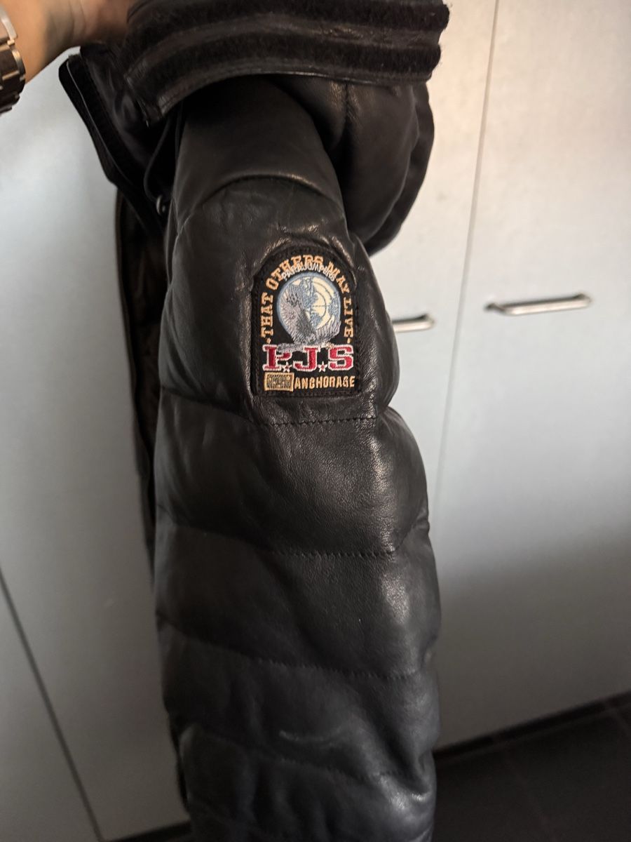 Parajumpers Cappotti: Parajumpers Ledermantel Schwarz Gr.L – Usato da Zürich venduto da NNK28 4