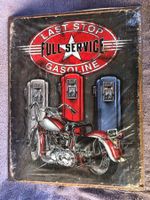 Last stop gasoline Harley usa tankstelle