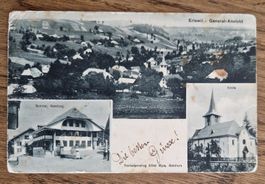 Eriswil, Generalansicht 1909 n. Dürrgraben z. Emma Meister
