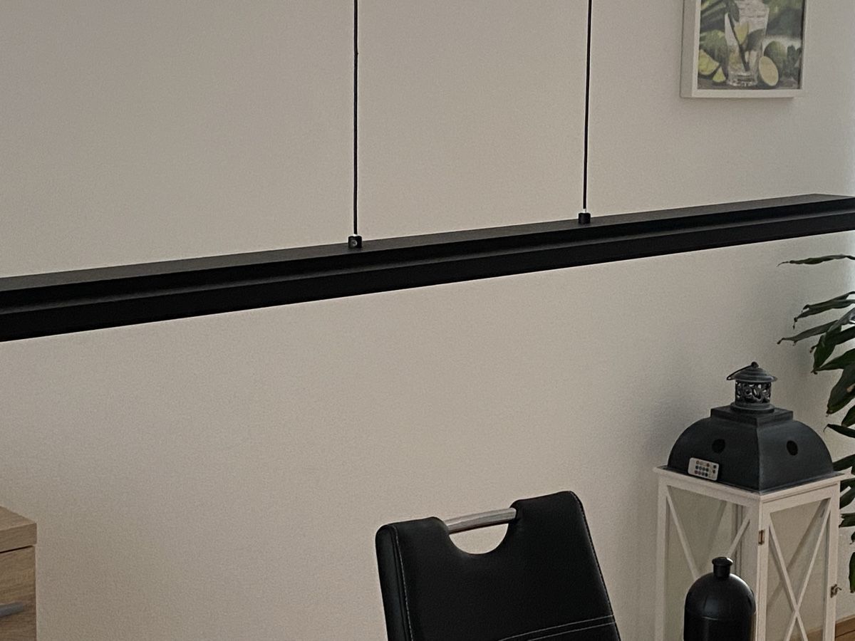 Lampadari & plafoniere: Pendelleuchte schwarz länglich gebraucht – Usato da Zürich venduto da vreni1973 6