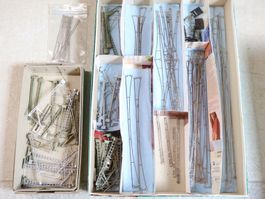 Grosses Märklin Oberleitung Set - viele Masten & Fahrdraht