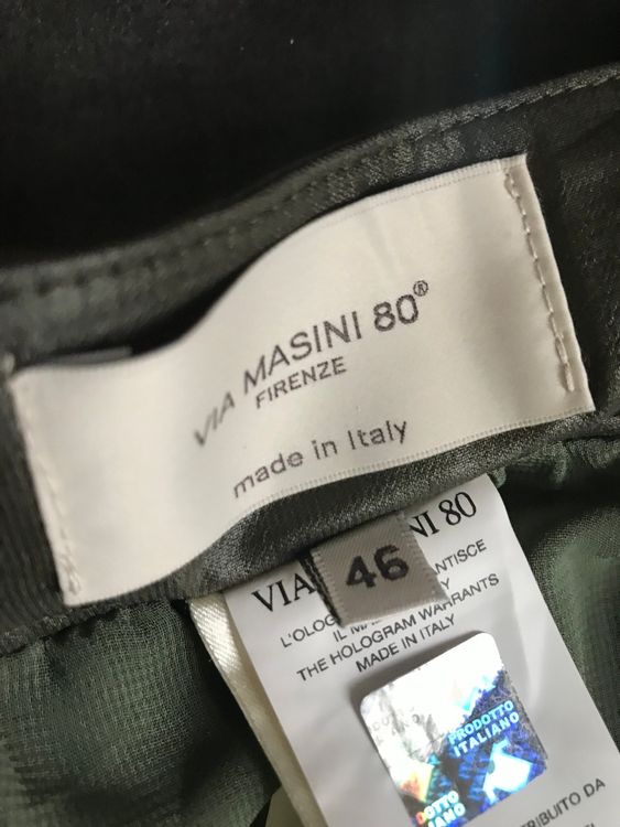 Via Masini 80 Via Masini 80 Elastic waist suede trousers