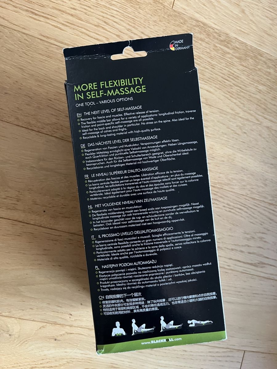 Blackroll Dispositivi per massaggi: Blackroll duoflex 12cm – Nuovo (secondo la descrizione) da Aesch BL venduto da flugsaurier73 5