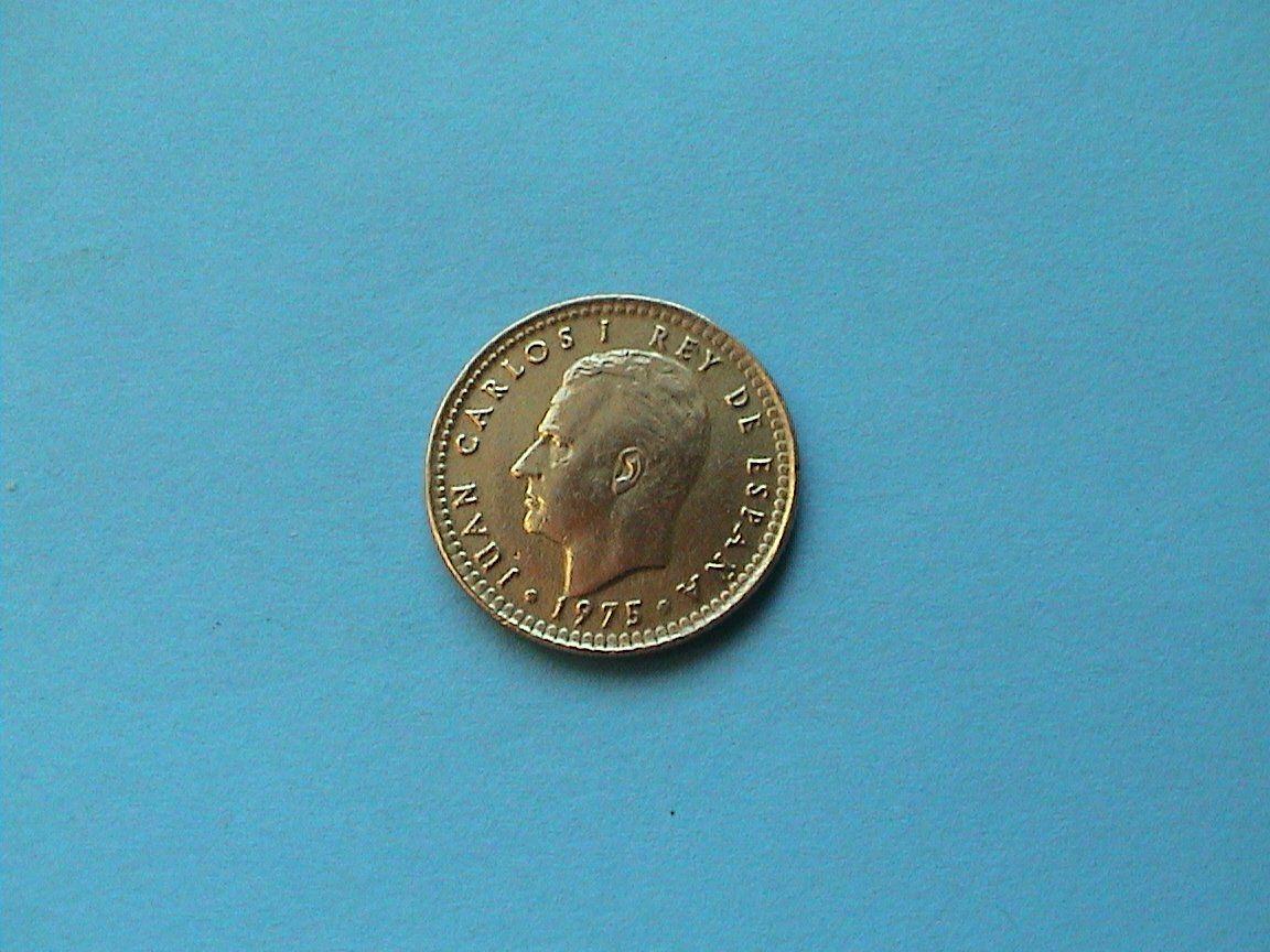 Tutti le monete: 1 Peseta - Spanien - Carlos - 1975 – Usato da Reinach BL venduto da Dexy62