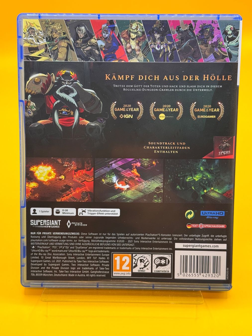 Sony Spiele: Hades PS5 - Schneller Versand! – Gebraucht aus Oberwil b. Zug von silver2024 1