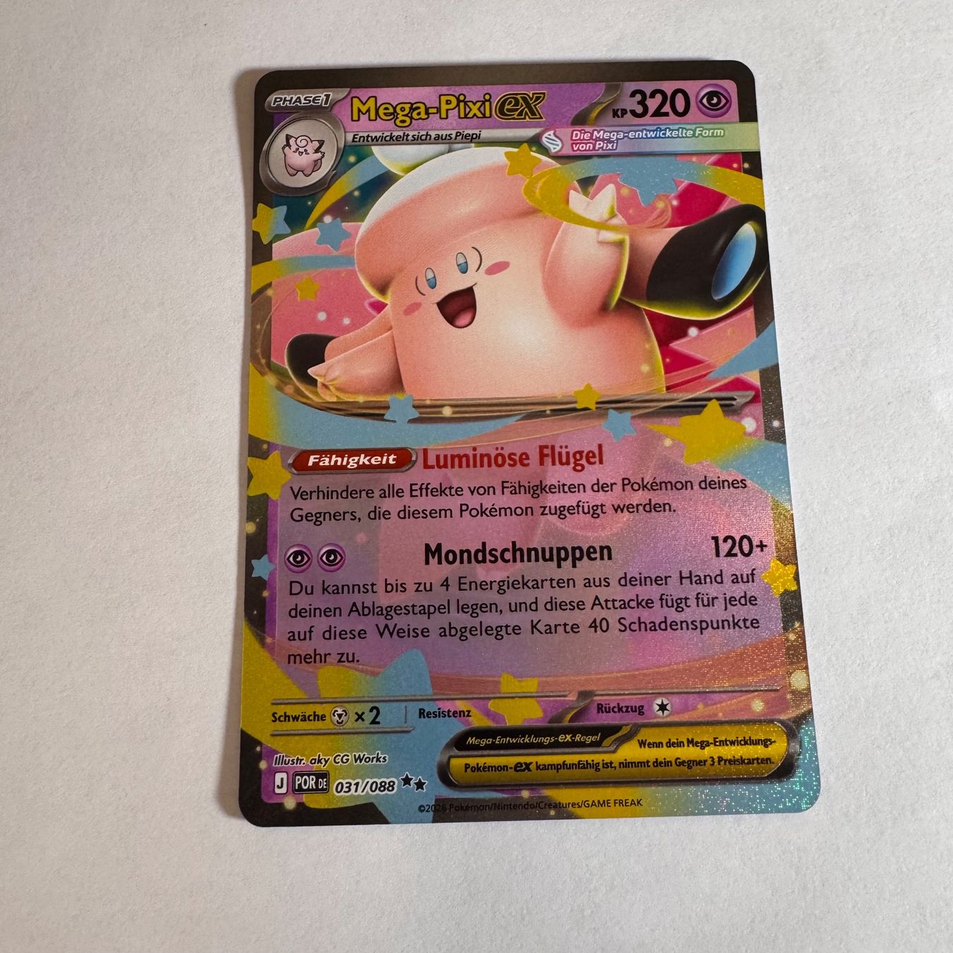 Pokémon Carte collezionabili: Pokémon - POR - Mega Pixie Ex 31 - DE – Nuovo (secondo la descrizione) da Staad SG venduto da miaCards