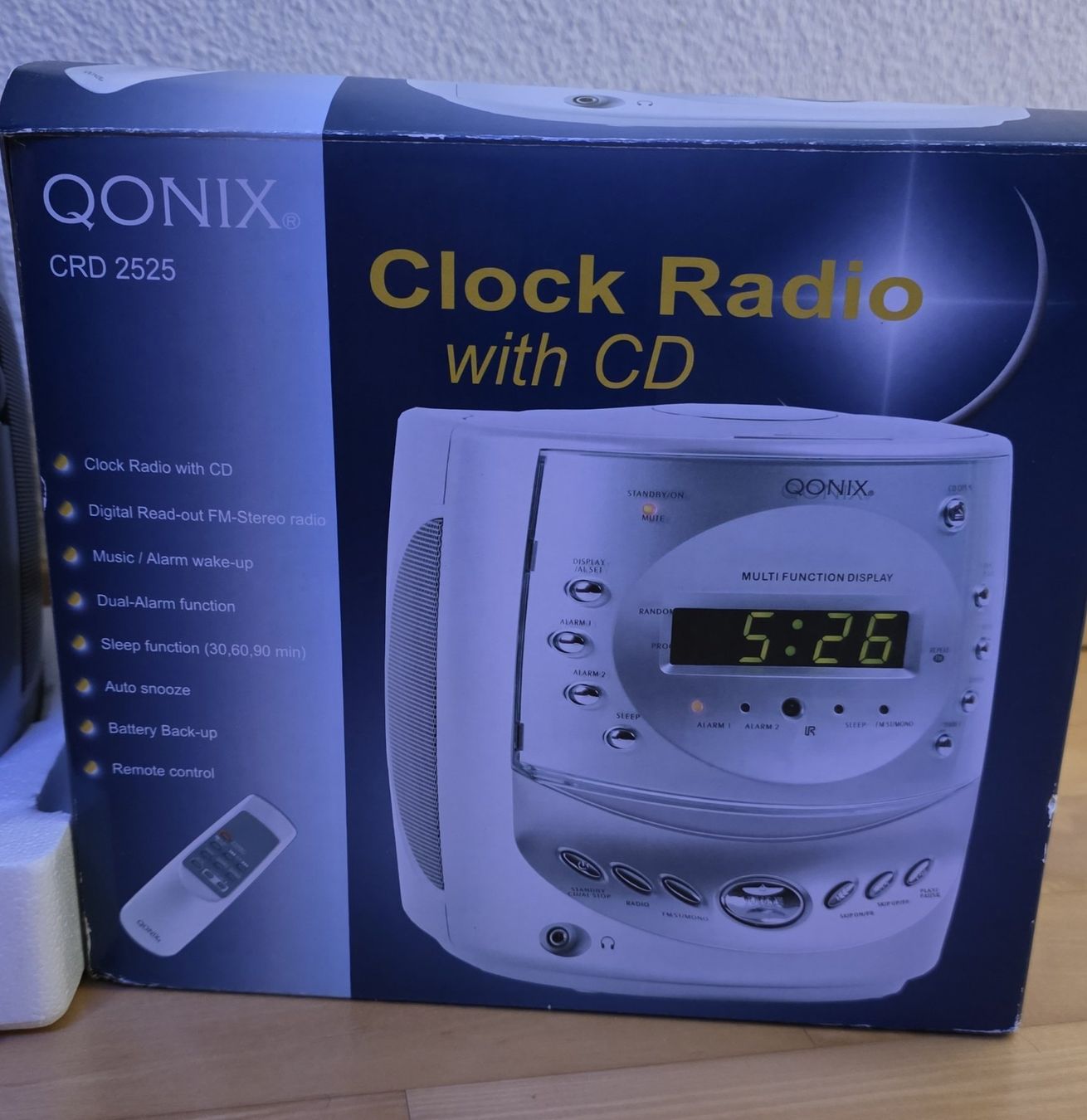 Radio: Clock Radio mit CD Marke QONIX CRD 2525 – Nuovo (secondo la descrizione) da Baar venduto da phe_t5vl