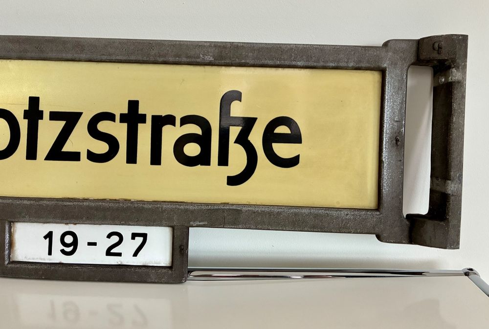 Ecriteaux: Strassenschild Motzstrasse Berlin Rarität, Sammler 82x30cm – D'occasion à Zürich par tersus1981 5