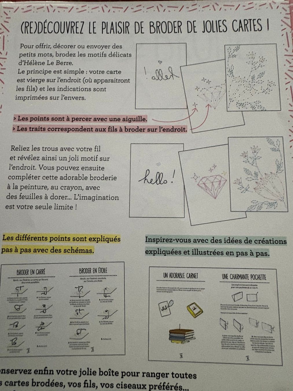 Bastelsets: Boîte "Ma boîte à broderies Hélène" – Gebraucht aus Savigny von alouette04 1