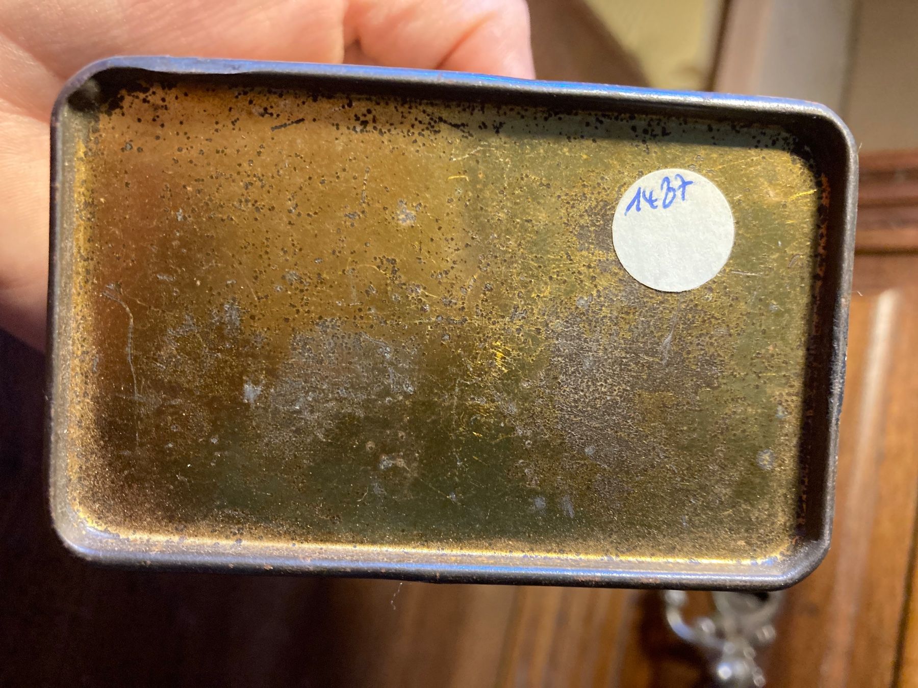 Barattoli: Blechdose Boite ancienne Ring Travellers antik – Usato da St-Cierges venduto da LeRegain 4