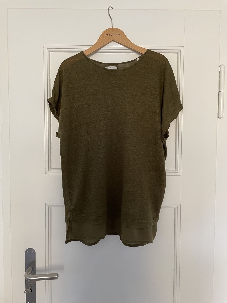 Modissa Top: Modissa Khaki Shirt – Nuovo (secondo la descrizione) da Zürich venduto da Ali-Olmi