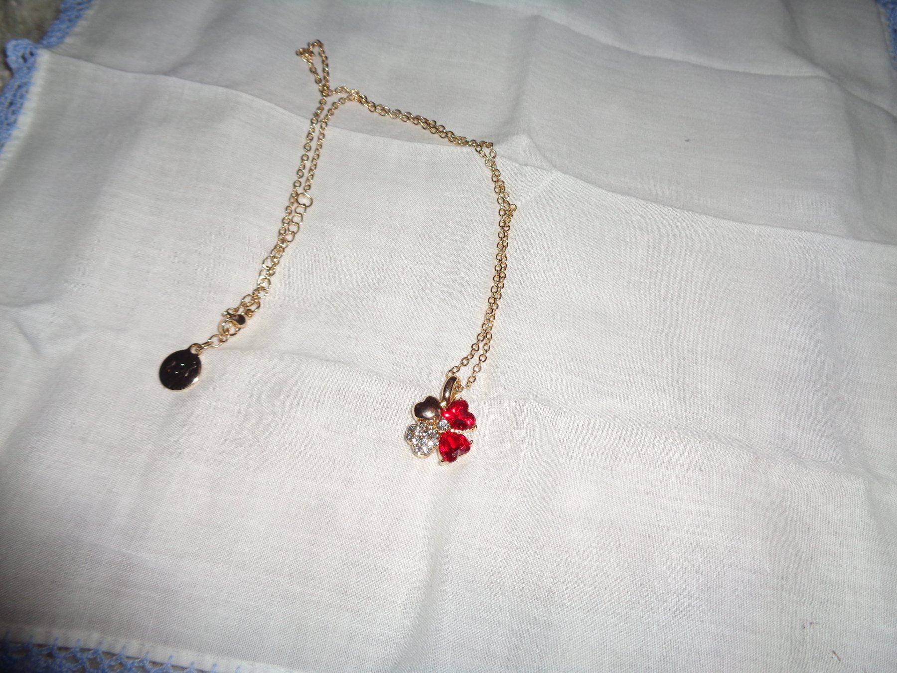 Catenine: *** Kette mit Kleeblatt *** / AdF / Neu – Nuovo (secondo la descrizione) da Othmarsingen venduto da Leuchtturmlady