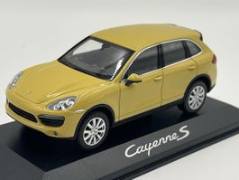 Modellauto Porsche Cayenne S – 1:43 – gelb – Original Porsch