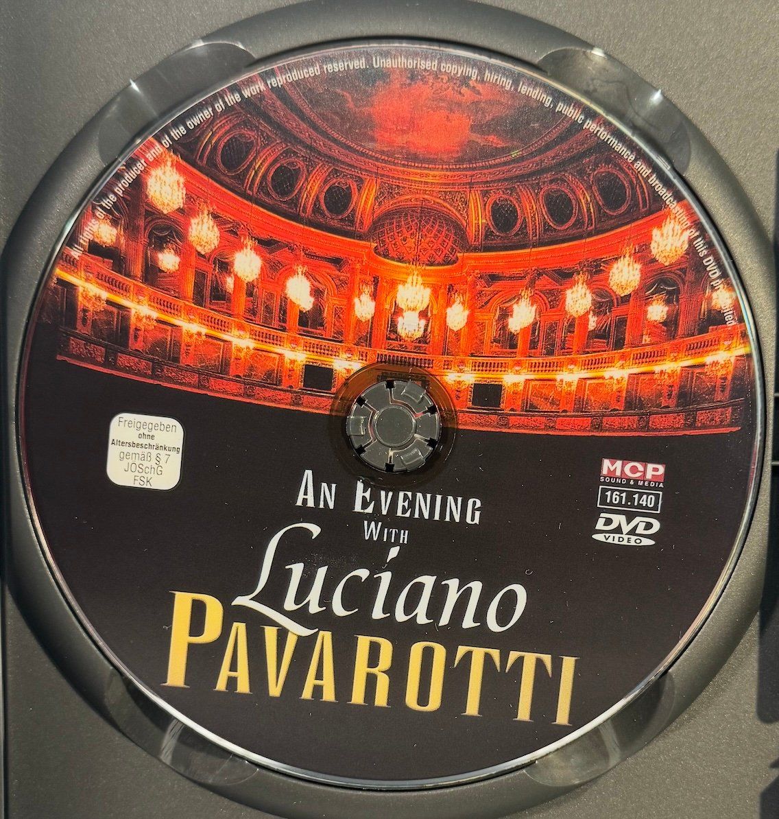 Tutti i DVDs: DVD LUICIANO PAVAROTI - AN EVENING – Usato da Wisen venduto da gigisna 1