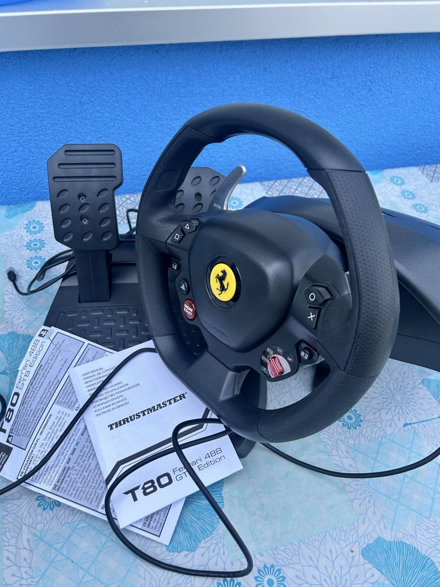 Console: Volante Thrustmaster T80 Ferrari 488 GTB Edition – Usato da Contone venduto da joj_y86r