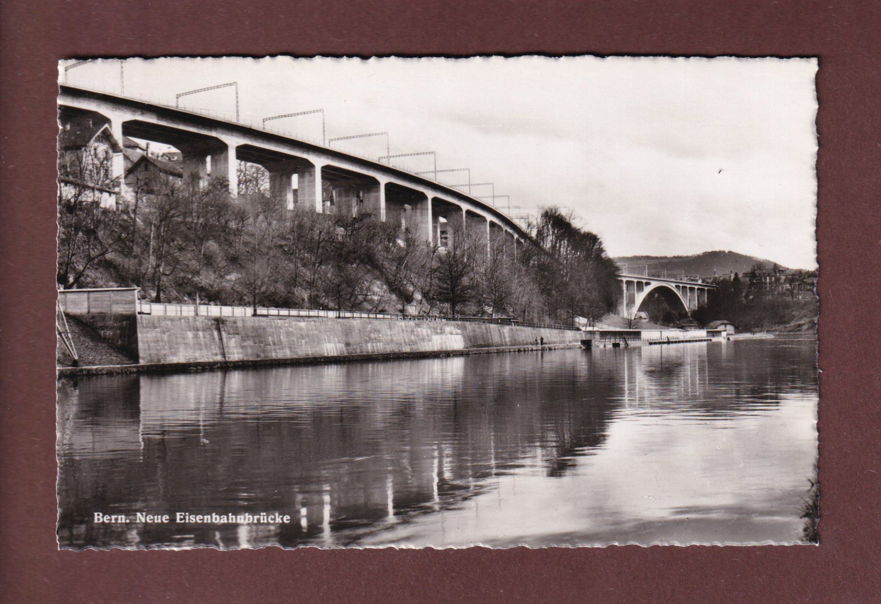 Cartoline postali: BERN - Neue Eisenbahnbrücke – Usato da Pully venduto da nicecards-shop
