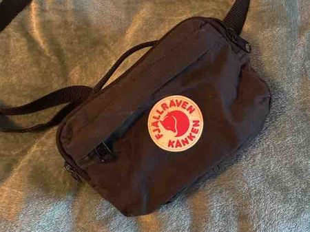 Fjällräven Kanken Bauchtasche schwarz neuwertig