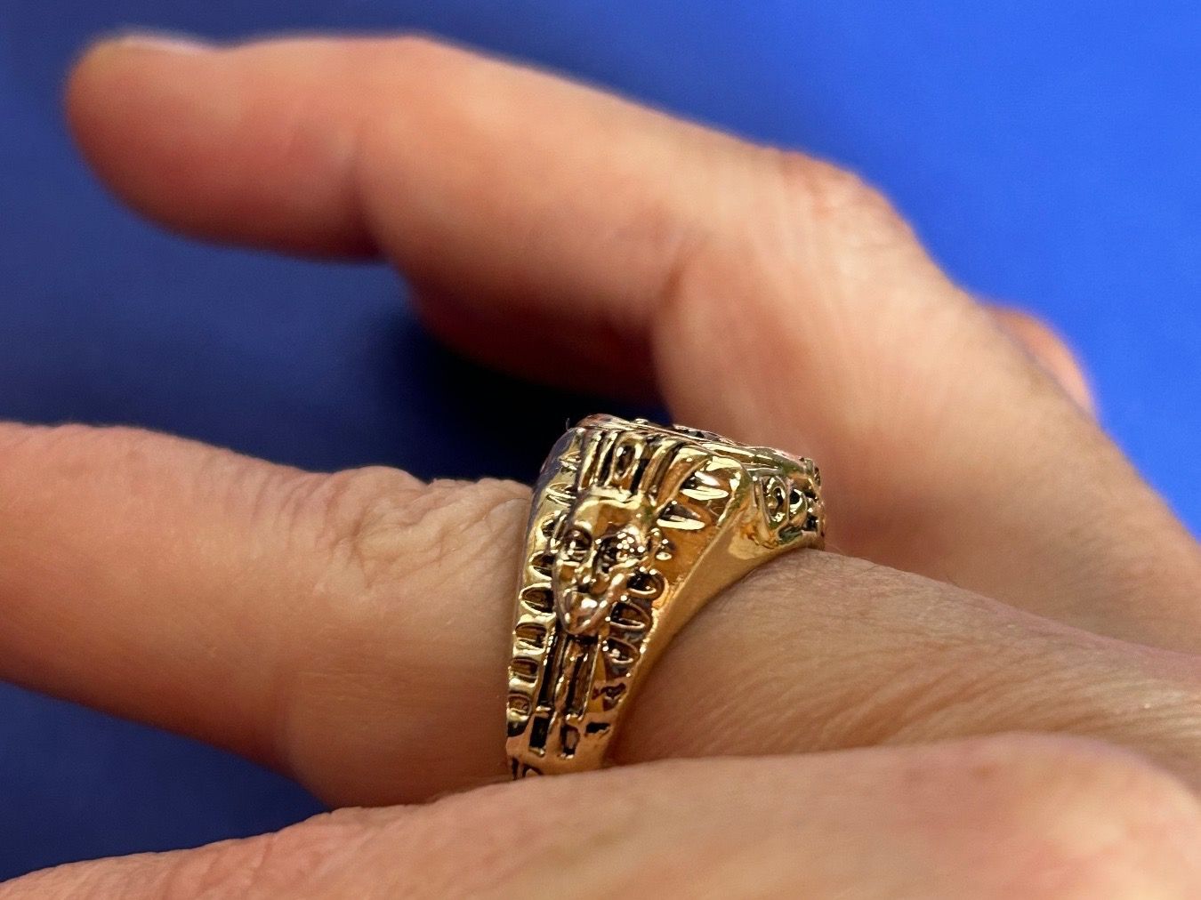 Anelli: Ring Horus Auge vergoldet – Nuovo e nell'imballaggio originale da Laufen venduto da Bellavitaboom 3