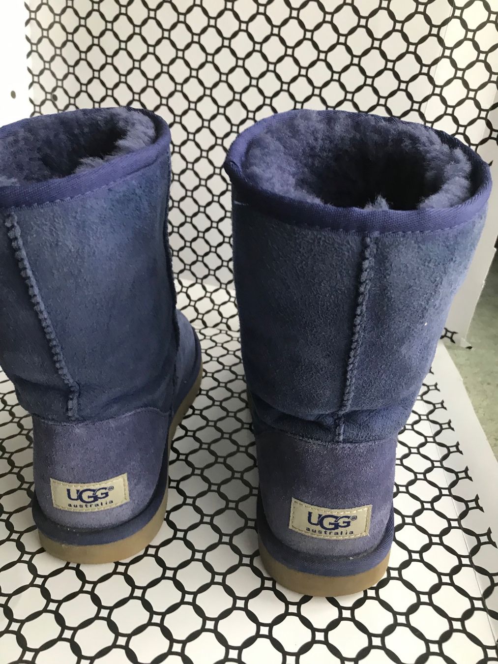 Ugg Scarpe da donna: Ugg Boots, Winterstiefel, Navy Blau, Grösse 38 – Usato da Niederteufen venduto da mix18 2